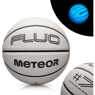 METEOR PIŁKA KOSZYKOWA DO KOSZA TRENING FLUO ŚWIECI W NOCY ROZM.7 METEOR PIŁKA KOSZYKOWA DO KOSZA TRENING FLUO ŚWIECI W NOCY ROZM.7