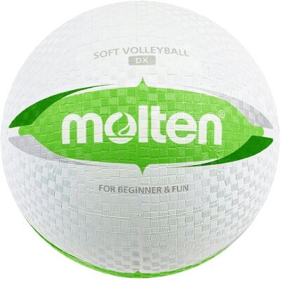 Molten, Piłka Siatkowa, Soft Dx S2v1550-Wg, Biały, Rozmiar 5 Molten, Piłka Siatkowa, Soft Dx S2v1550-Wg, Biały, Rozmiar 5