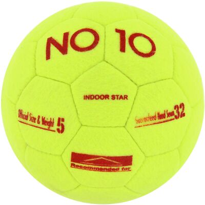 No10, Piłka nożna, Indoor Star 56030, żółty, rozmiar 4 No10, Piłka nożna, Indoor Star 56030, żółty, rozmiar 4