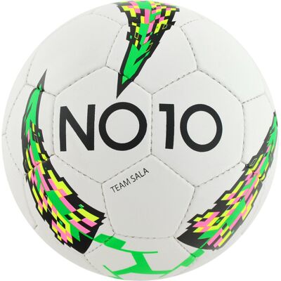 No10, Piłka nożna, Team Sala 56044, biały, rozmiar 4 No10, Piłka nożna, Team Sala 56044, biały, rozmiar 4
