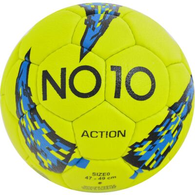 No10, Piłka ręczna, Action Mini roz 0 żółto-niebiesko-czarna, rozmiar 0 No10, Piłka ręczna, Action Mini roz 0 żółto-niebiesko-czarna, rozmiar 0