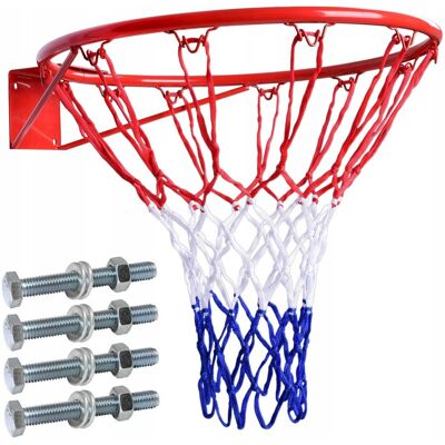 Xboost Obręcz Metalowa Do Gry W Kosza Koszykówki Siatka Kosz Mocna Solidna 45 Cm Xboost Obręcz Metalowa Do Gry W Kosza Koszykówki Siatka Kosz Mocna Solidna 45 Cm