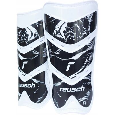 Ochraniacze piłkarskie Reusch Shinguard Attrakt Lite biało-czarne 5377045 7 Ochraniacze piłkarskie Reusch Shinguard Attrakt Lite biało-czarne 5377045 7