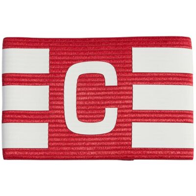 Opaska kapitana adidas Tiro L AB czerwono-biała KD4250 Dorośli M/L Opaska kapitana adidas Tiro L AB czerwono-biała KD4250 Dorośli M/L