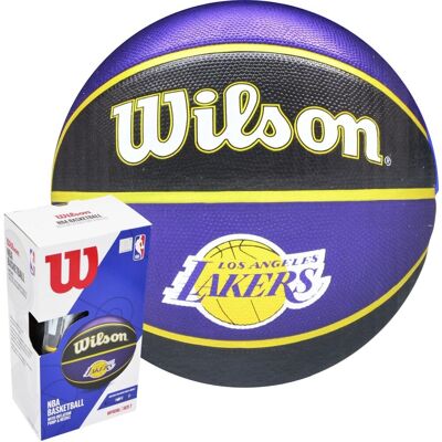 PIŁKA DO KOSZYKÓWKI WILSON NBA LA LAKERS KARTON POMPKA PIŁKA DO KOSZYKÓWKI WILSON NBA LA LAKERS KARTON POMPKA