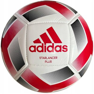 adidas Piłka Starlancer Plus Biała - Piłka nożna adidas Piłka Starlancer Plus Biała - Piłka nożna