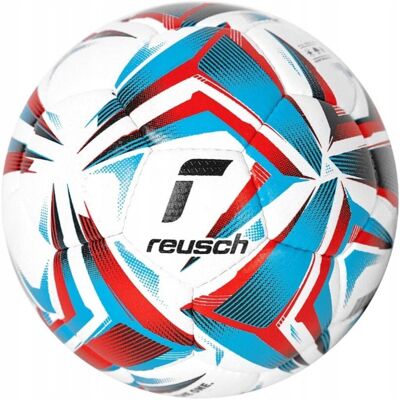 Piłka nożna Reusch Football Attrakt Infinity biało-niebiesko-czerwona 55540 Piłka nożna Reusch Football Attrakt Infinity biało-niebiesko-czerwona 55540