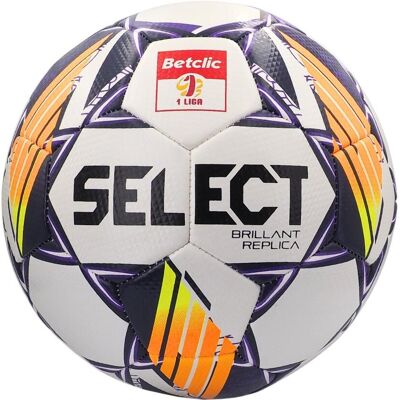 Piłka nożna Select Brillant Replica DB Betclic 1 Liga v24 biało-pomarańczowo-fioletowa 18766 Piłka nożna Select Brillant Replica DB Betclic 1 Liga v24 biało-pomarańczowo-fioletowa 18766