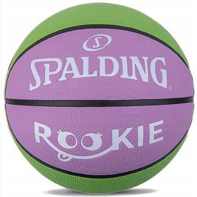 Piłka Spalding Rookie (kolor Fioletowy. Zielony, rozmiar 5) Piłka Spalding Rookie (kolor Fioletowy. Zielony, rozmiar 5)