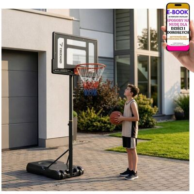 Pltb Regulowany Kosz Do Koszykówki Na Podjazd Ogród 259 cm Z Piłką + E-BOOK-3 Pltb Regulowany Kosz Do Koszykówki Na Podjazd Ogród 259 cm Z Piłką + E-BOOK-3