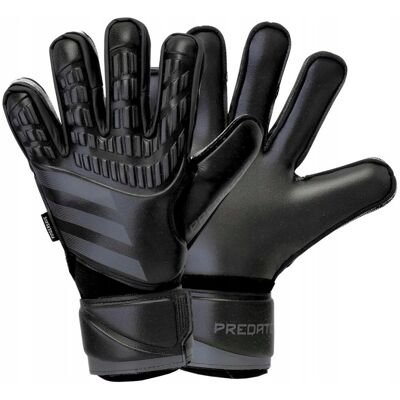 Rękawice bramkarskie adidas Predator Glove Match Fingersave czarne IZ1503 1 Rękawice bramkarskie adidas Predator Glove Match Fingersave czarne IZ1503 1