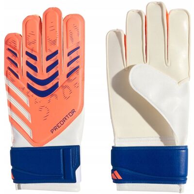Rękawice bramkarskie dla dzieci adidas Predator Glove Training biało-pomara Rękawice bramkarskie dla dzieci adidas Predator Glove Training biało-pomara