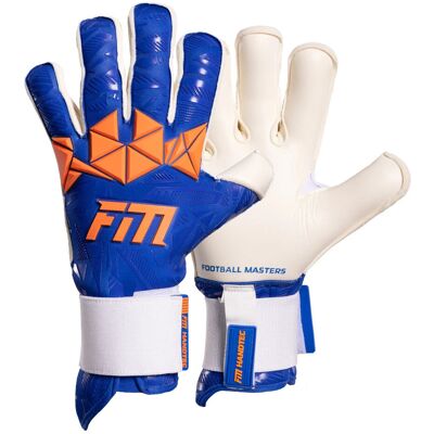 Football Masters Rękawice Bramkarskie Invictus X Pro Blue Orange - Rozmiar 7 Football Masters Rękawice Bramkarskie Invictus X Pro Blue Orange - Rozmiar 7