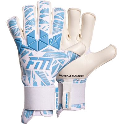 Football Masters Rękawice Bramkarskie Invictus X Pro White Blue - Rozmiar 7 Football Masters Rękawice Bramkarskie Invictus X Pro White Blue - Rozmiar 7