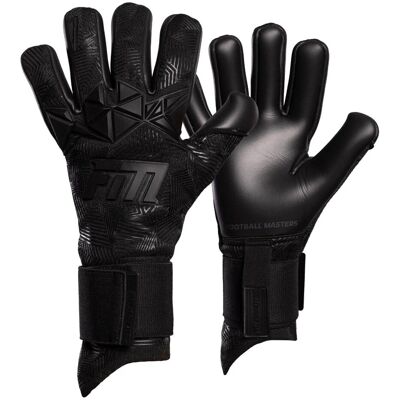 Football Masters Rękawice Bramkarskie Varis X Pro All Black - Rozmiar 8 Football Masters Rękawice Bramkarskie Varis X Pro All Black - Rozmiar 8