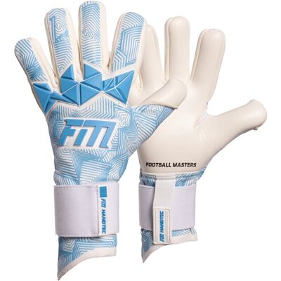 Football Masters Rękawice Bramkarskie Varis X Pro White Blue - Rozmiar 7 Football Masters Rękawice Bramkarskie Varis X Pro White Blue - Rozmiar 7