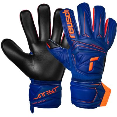Rękawice Reusch Attrakt Infinity Finger Support 56 70 710 4127 Niebieski 9 Rękawice Reusch Attrakt Infinity Finger Support 56 70 710 4127 Niebieski 9