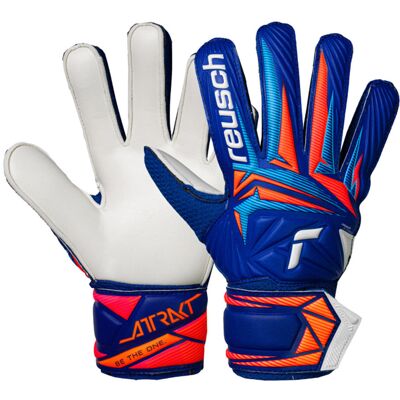 Rękawice Reusch Attrakt Solid Junior 56 72 515 4126 niebieski 5,5 Rękawice Reusch Attrakt Solid Junior 56 72 515 4126 niebieski 5,5