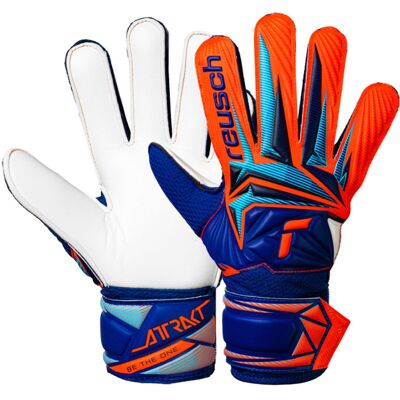 Rękawice Reusch Attrakt Solid Junior 56 72 515 4129 niebieski 5 Rękawice Reusch Attrakt Solid Junior 56 72 515 4129 niebieski 5