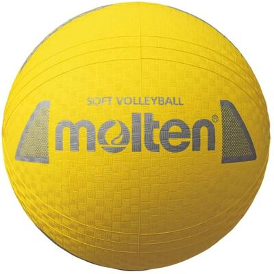 S2Y1250-Y Piłka do siatkówki Molten SOFT VOLLEYBALL gumowa żółta S2Y1250-Y Piłka do siatkówki Molten SOFT VOLLEYBALL gumowa żółta