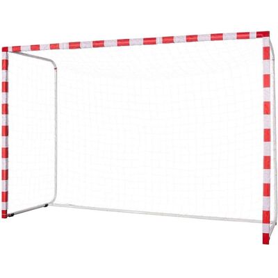 Siatka Do Bramki 300X160X90Cm Biało-Czerwona Enero Siatka Do Bramki 300X160X90Cm Biało-Czerwona Enero