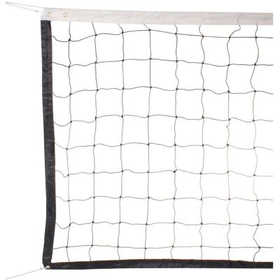 SIATKA DO PIŁKI NOŻNEJ - SIATKÓWKI MASTER 9,5 X 1 M - CZARNA SIATKA DO PIŁKI NOŻNEJ - SIATKÓWKI MASTER 9,5 X 1 M - CZARNA
