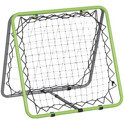Siatka odbijająca piłkę nożną HOMCOM do koszykówki, odbijająca piłkę do baseballu, dwustronna, regulowana w 5 poziomach, metalowa, zielono-czarna, 7.. Siatka odbijająca piłkę nożną HOMCOM do koszykówki, odbijająca piłkę do baseballu, dwustronna, regulowana w 5 poziomach, metalowa, zielono-czarna, 7..