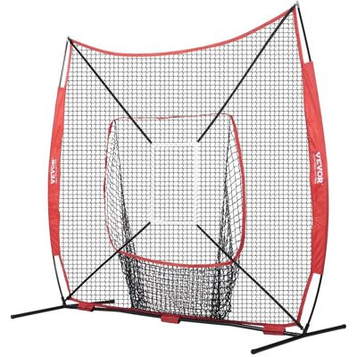 Vevor Siatka Treningowa Baseball 213x213 Cm Z Ramą Zestaw Vevor Siatka Treningowa Baseball 213x213 Cm Z Ramą Zestaw