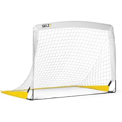 SKLZ Bramki Piłkarskie Rozkładane 1,2x0,9m Biało-Żółte Zestaw 2 szt. SKLZ Bramki Piłkarskie Rozkładane 1,2x0,9m Biało-Żółte Zestaw 2 szt.