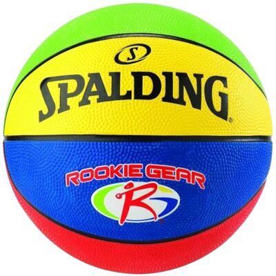 Spalding Rookie Gear Ball 84395Z, unisex, piłki do koszykówki, Żółte Spalding Rookie Gear Ball 84395Z, unisex, piłki do koszykówki, Żółte