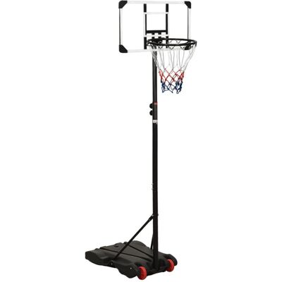 VMP Stojak do koszykówki z przezroczystą tablicą, 216-250 cm, VMP Stojak do koszykówki z przezroczystą tablicą, 216-250 cm,