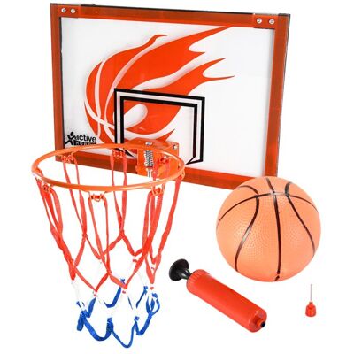 Active Hobby Tablica do Mini Koszykówki Kosza 45x30cm Zestaw Obręcz Siatka Piłka Pompka Active Hobby Tablica do Mini Koszykówki Kosza 45x30cm Zestaw Obręcz Siatka Piłka Pompka