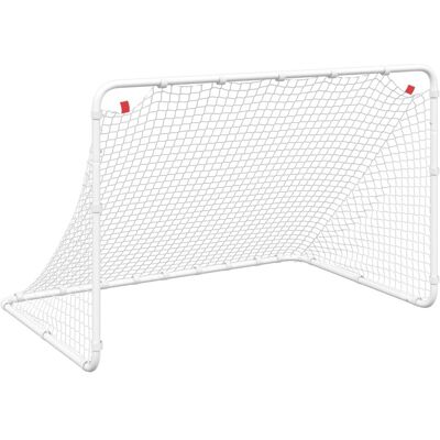 vidaXL Bramka do piłki nożnej Biała Stal 122x81x81cm - Bramka do piłki nożnej vidaXL Bramka do piłki nożnej Biała Stal 122x81x81cm - Bramka do piłki nożnej
