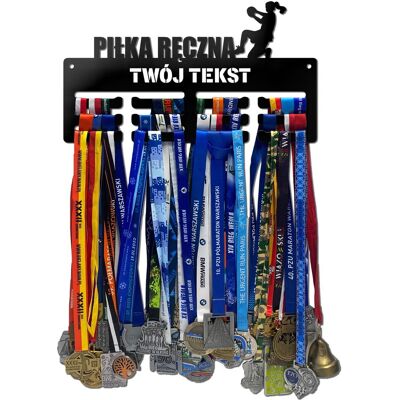 KORB GLASS Wieszak na medale PIŁKA RĘCZNA twoje imię dowolny tekst 400.1 KORB GLASS Wieszak na medale PIŁKA RĘCZNA twoje imię dowolny tekst 400.1