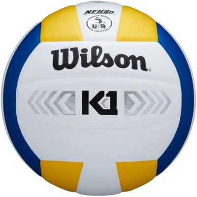 Wilson K1 Srebrny Piłka do Siatkówki - Rozmiar 5 - Siatkówka Wilson K1 Srebrny Piłka do Siatkówki - Rozmiar 5 - Siatkówka
