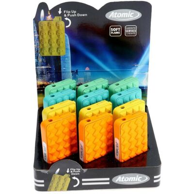 Zapalniczka piezo ATOMIC MIRROR BOX 12 szt Zapalniczka piezo ATOMIC MIRROR BOX 12 szt