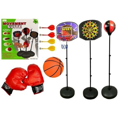 KIK Zestaw Do Gry 3w1 Koszykówka Boks Dart KIK Zestaw Do Gry 3w1 Koszykówka Boks Dart