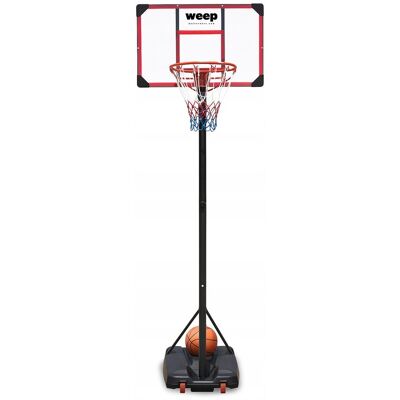 Inny producent Zestaw do koszykówki Kosz WEEP TN001 regulowany do 260cm mobilny 82x52cm Inny producent Zestaw do koszykówki Kosz WEEP TN001 regulowany do 260cm mobilny 82x52cm