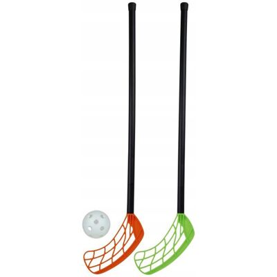 Zestaw Floorball Rookie 55 Star - 3 Elementy - Pomarańczowy/Zielony - Jeden Rozmiar Zestaw Floorball Rookie 55 Star - 3 Elementy - Pomarańczowy/Zielony - Jeden Rozmiar