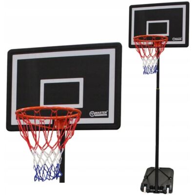 MASTER Sports Equipment Zestaw Kosz do koszykówki regulowany Master 152 -210 cm dla dzieci Stojak MASTER Sports Equipment Zestaw Kosz do koszykówki regulowany Master 152 -210 cm dla dzieci Stojak