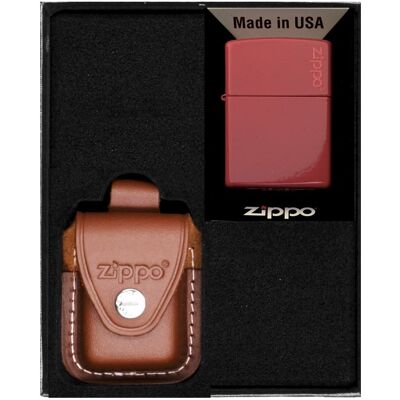 Zestaw Zapalniczka Zippo Brick Logo Prezentowy No4 Zestaw Zapalniczka Zippo Brick Logo Prezentowy No4
