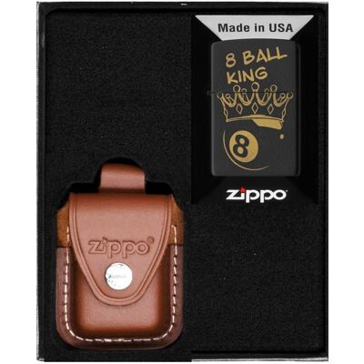 Zestaw Zippo Zapalniczka King 8 Ball Design Prezentowy No2 Zestaw Zippo Zapalniczka King 8 Ball Design Prezentowy No2