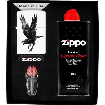 Zestaw Zippo Zapalniczka Raven Design Prezentowy No1 Zestaw Zippo Zapalniczka Raven Design Prezentowy No1