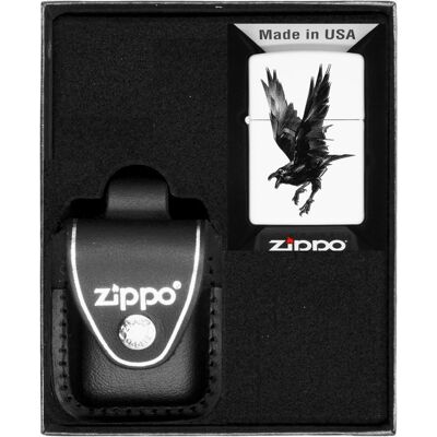 Zestaw Zippo Zapalniczka Raven Design Prezentowy No3 Zestaw Zippo Zapalniczka Raven Design Prezentowy No3