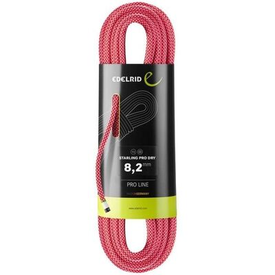 Edelrid Lina Dynamiczna Starling Pro Dry 8,2mm 200m Różowa Edelrid Lina Dynamiczna Starling Pro Dry 8,2mm 200m Różowa