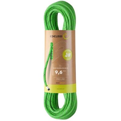 Edelrid Tommy Caldwell Eco Dry DT 9,6 mm - Neon Zielony - Lina wspinaczkowa Edelrid Tommy Caldwell Eco Dry DT 9,6 mm - Neon Zielony - Lina wspinaczkowa