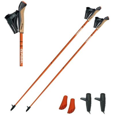Gabel, Kije Nordic Walking, Stride X-1.35 Active Orange, Pomarańczowy, 130 Cm Gabel, Kije Nordic Walking, Stride X-1.35 Active Orange, Pomarańczowy, 130 Cm