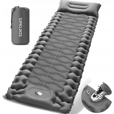 Inny producent KARIMATA KEMPINGOWA SAMOPOMPUJĄCA 10 CM MATERAC DMUCHANY WODOSZCZELNY Inny producent KARIMATA KEMPINGOWA SAMOPOMPUJĄCA 10 CM MATERAC DMUCHANY WODOSZCZELNY
