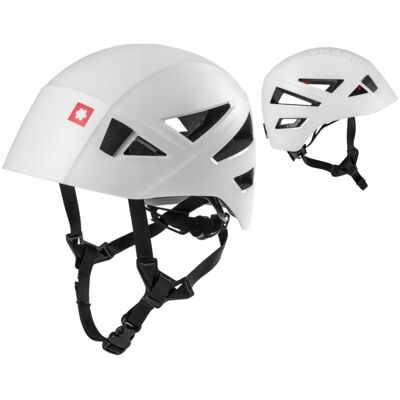 Kask Wspinaczkowy Ocun Biały 54-62 Cm Do Wspinaczki Skałkowej Via Ferrata Kask Wspinaczkowy Ocun Biały 54-62 Cm Do Wspinaczki Skałkowej Via Ferrata