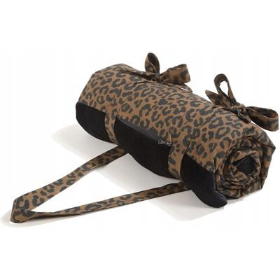 La Millou Koc Piknikowy Velvet Xxl 180x190 Cm / Leopard Choco La Millou Koc Piknikowy Velvet Xxl 180x190 Cm / Leopard Choco